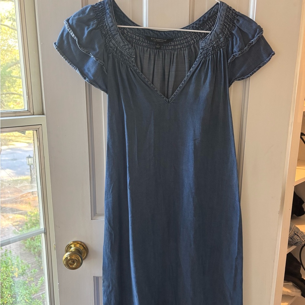 Liverpool Blue Denim Dress